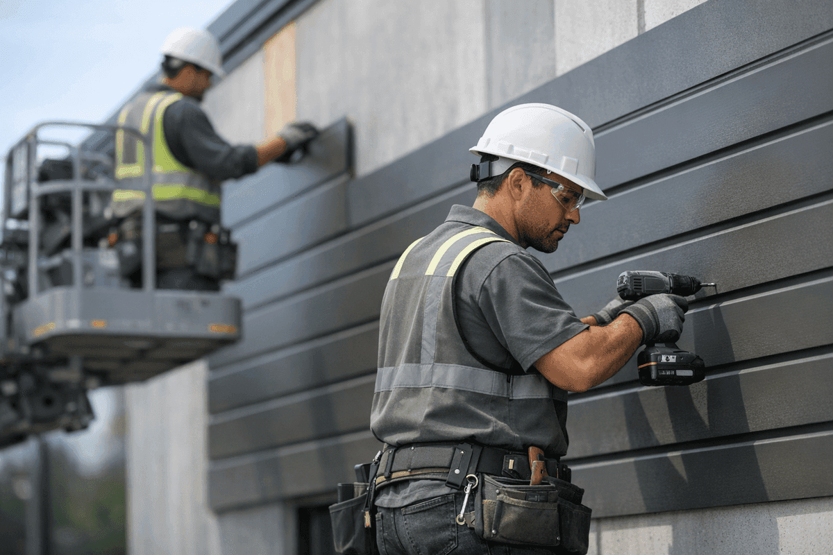 Commercial Siding service by J.B. Siding