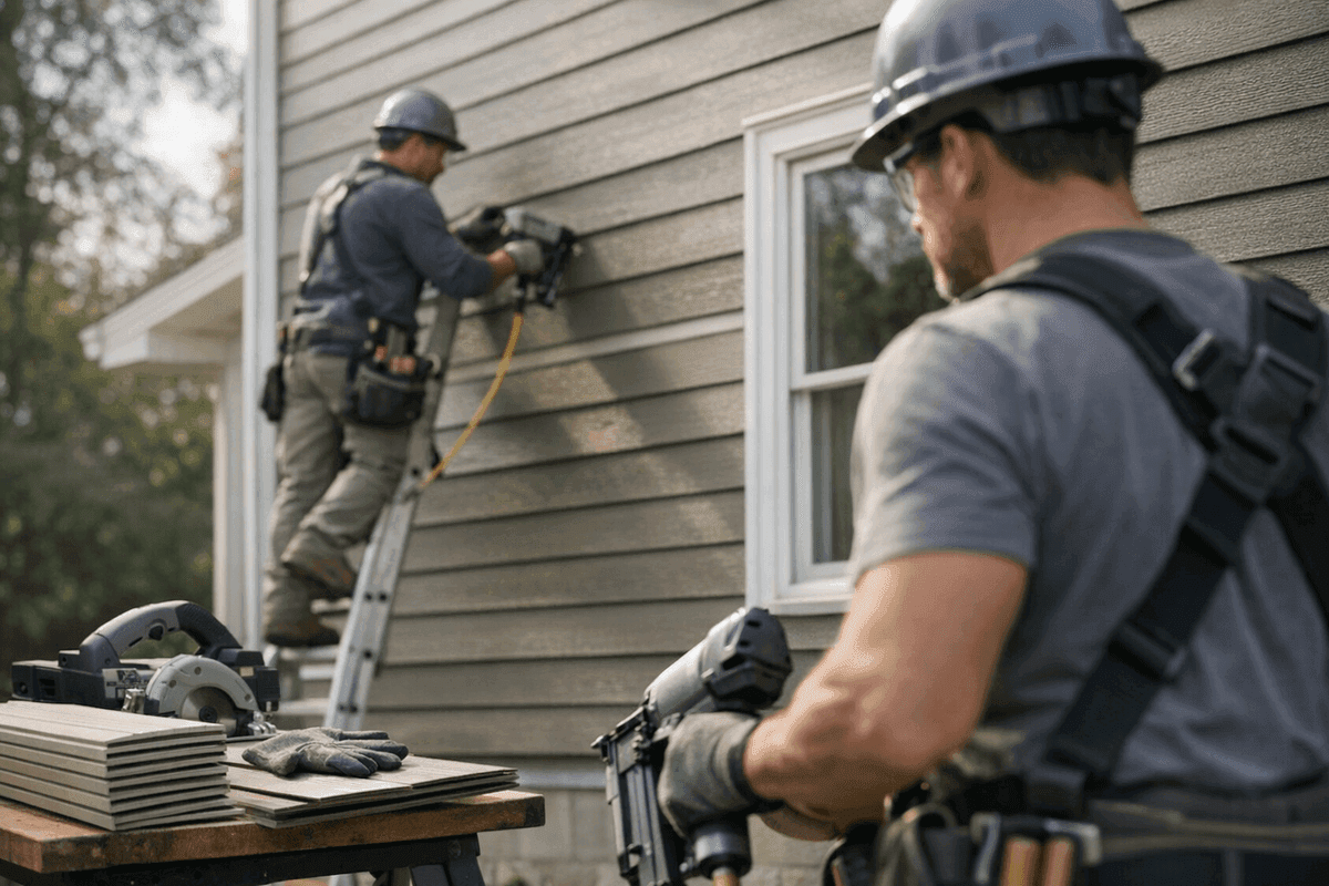 Custom Siding Solutions service by J.B. Siding