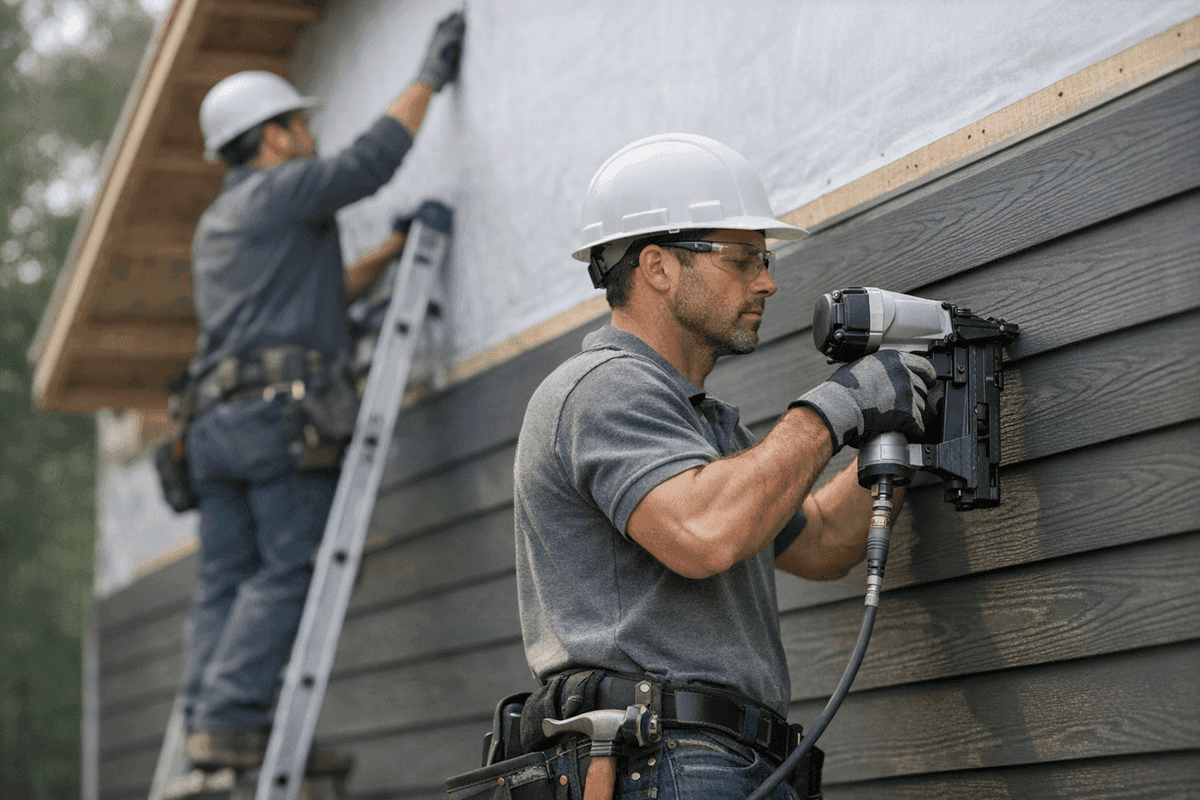 New Construction Siding service by J.B. Siding