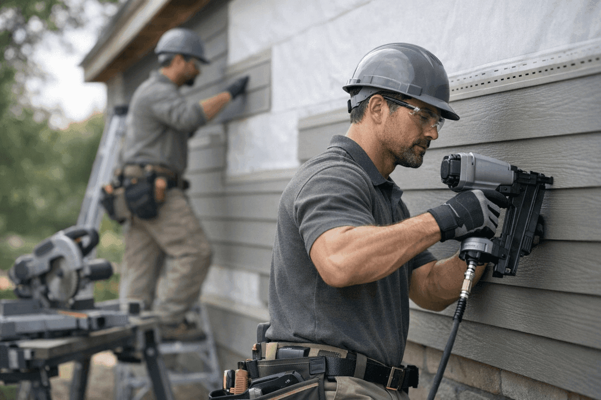 Residential Siding service by J.B. Siding