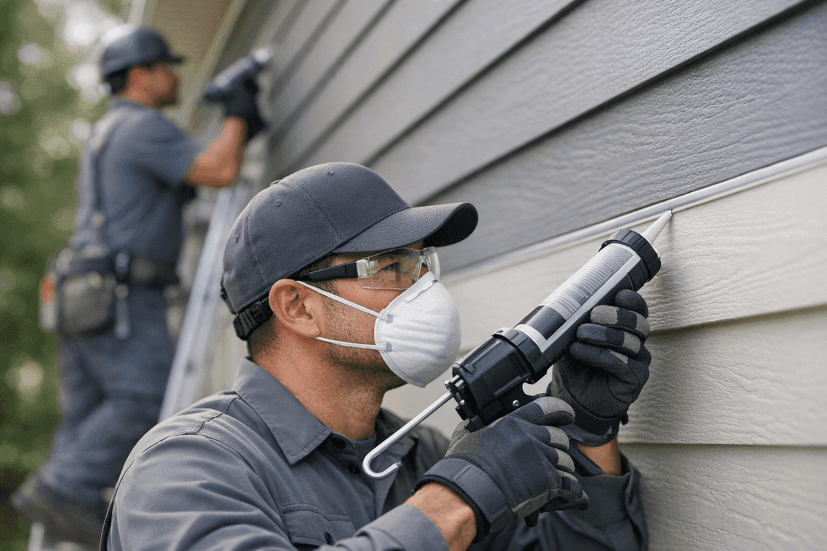 Siding Caulking and Sealing service by J.B. Siding