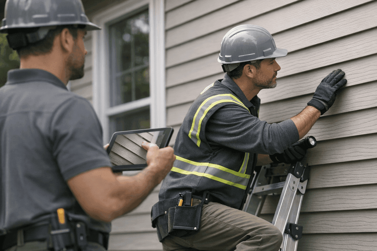 Siding Inspection service by J.B. Siding