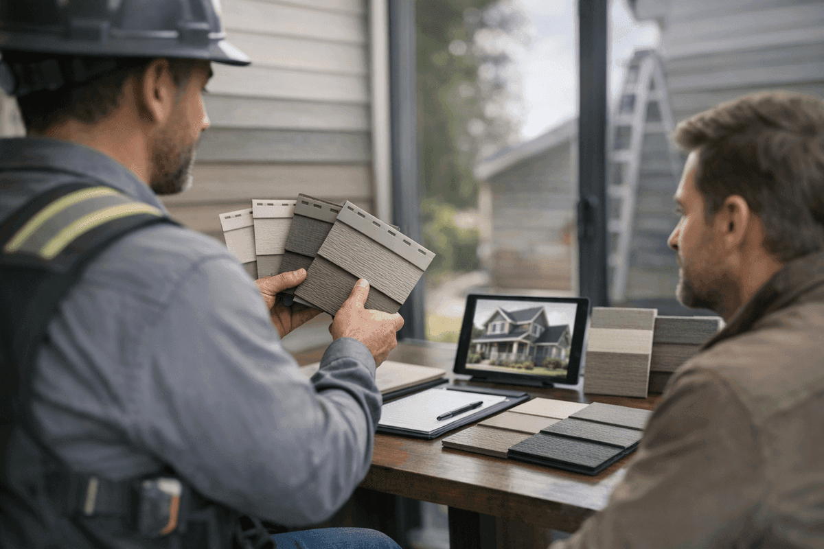 Siding Material Consultation service by J.B. Siding