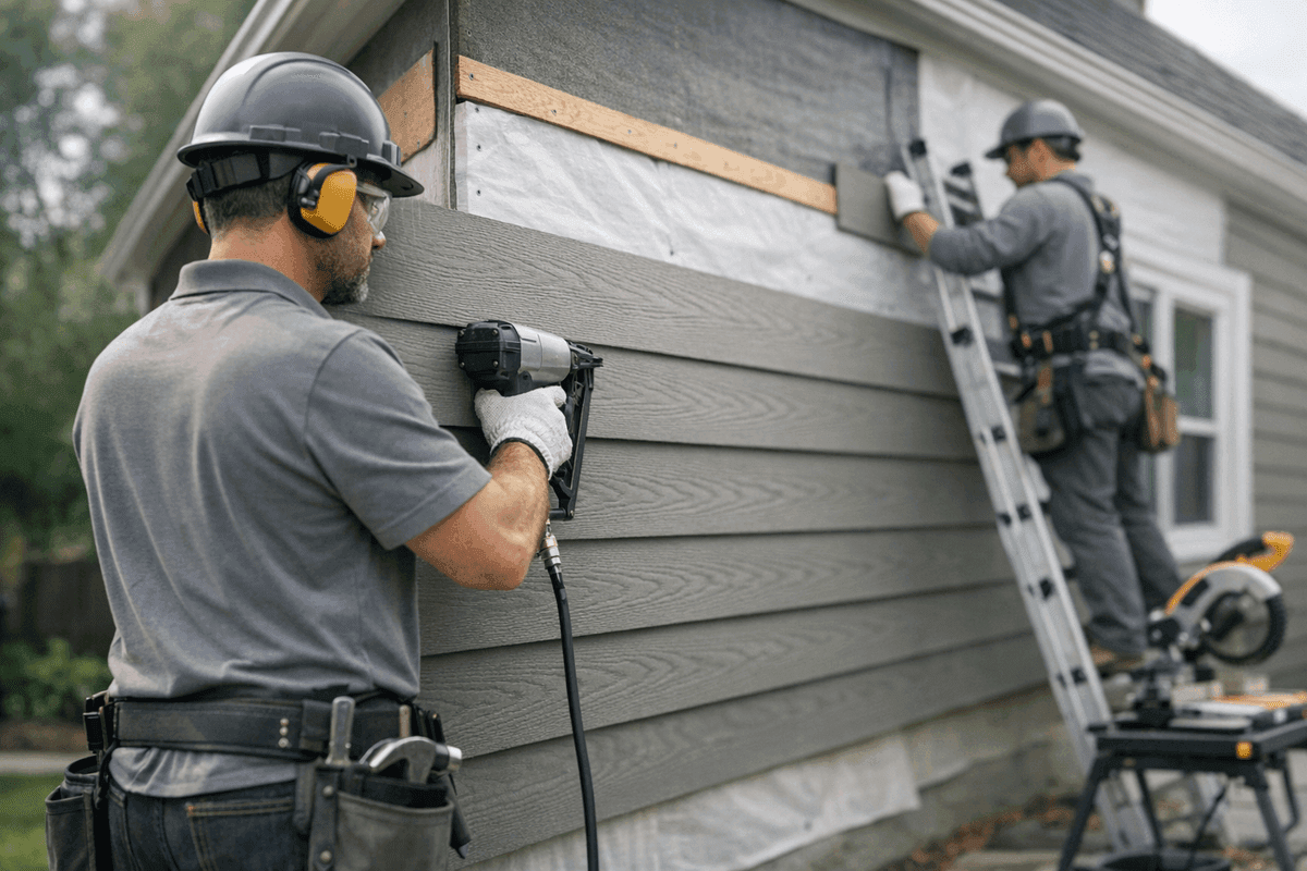 Siding Replacement service by J.B. Siding