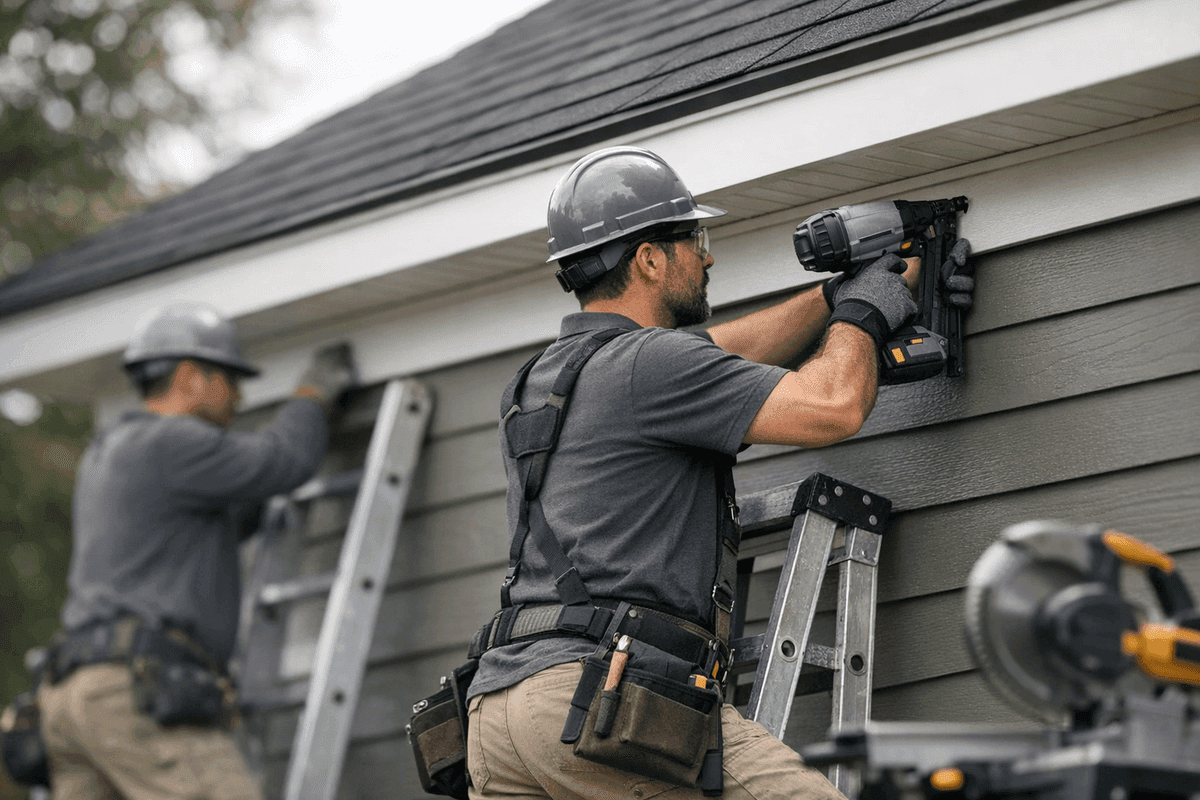 Siding Trim Repair service by J.B. Siding