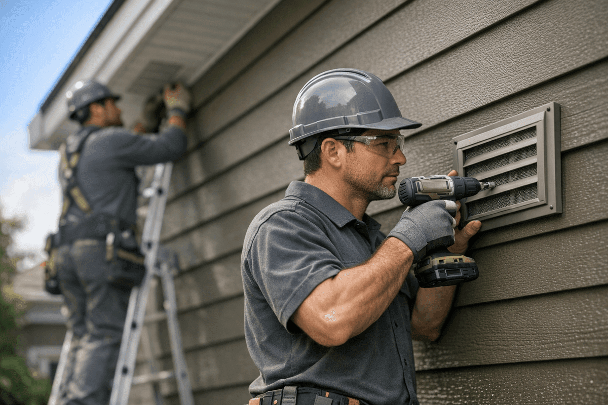 Siding Ventilation Solutions service by J.B. Siding