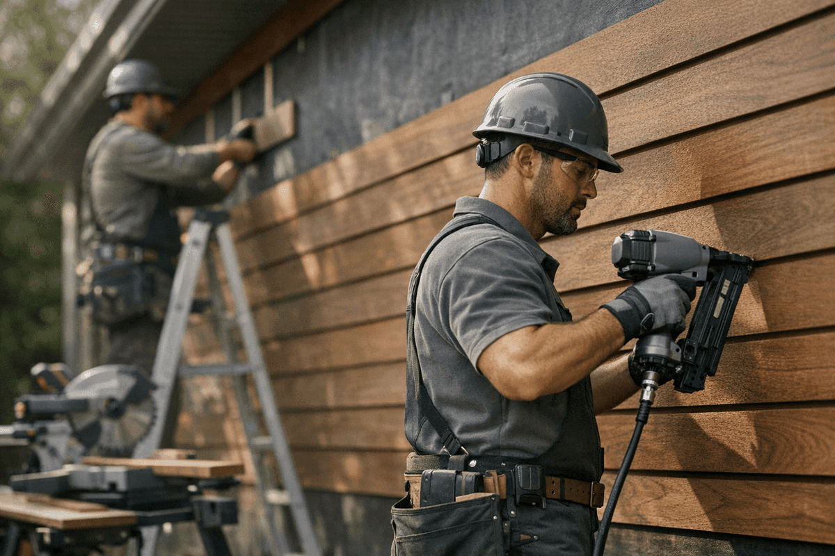 Wood Siding Installation service by J.B. Siding